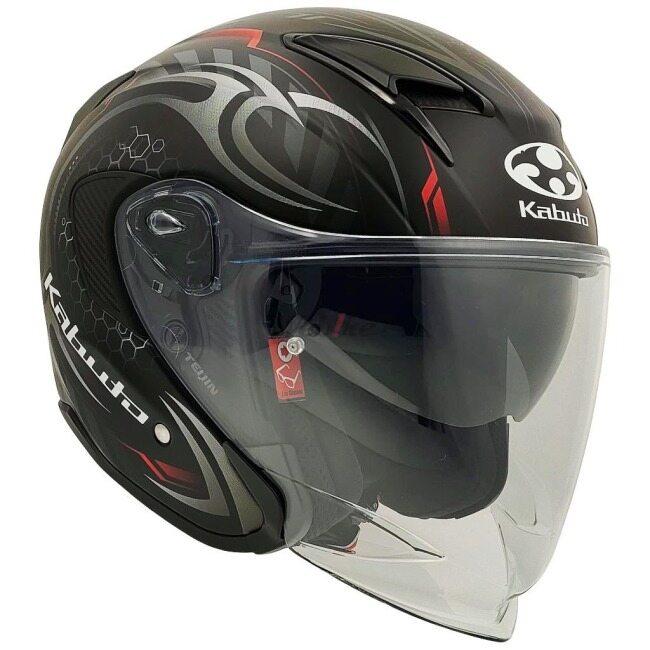 OGK KABUTO オージーケーカブト EXCEED2 CYBER [エクシード2 サイバー フラットブラックレッド] ヘルメット サイズ：XS(54-55cm) ジェットヘルメット | OGK Kabuto | 02