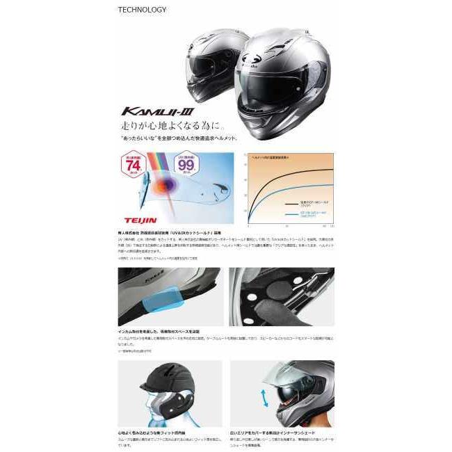 OGK KABUTO オージーケーカブト KAMUI 3 RIDGE [カムイ・3