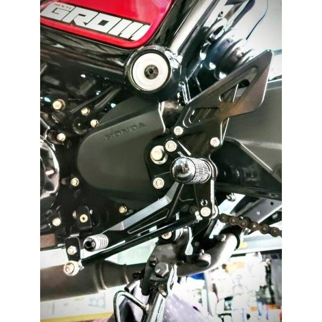 RSV racing アールエスブイレーシング Rearset adjustable Msx125-21 Grom Color：Titanium MSX125 GROM HONDA ホンダ HONDA ホンダ｜webike｜03