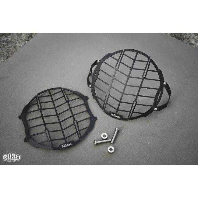 Rush Kustom ラッシュカスタム Headlight Guard Triumph speed400，Scrambler 400X SPEED 400 SCRAMBLER TRIUMPH トライアンフ ヘッドライトガード 外装_1