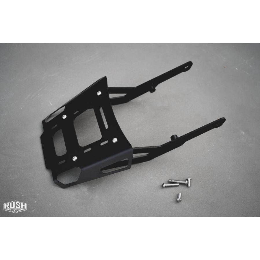 Rush Kustom ラッシュカスタム Rear Carrier Triumph speed400，Scrambler 400X SPEED 400 SCRAMBLER TRIUMPH トライアンフ リアキャリア 外装 | ブランド登録なし