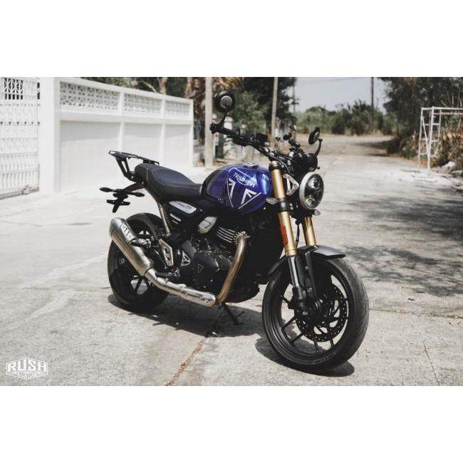 Rush Kustom ラッシュカスタム Rear Carrier Triumph speed400，Scrambler 400X SPEED 400 SCRAMBLER TRIUMPH トライアンフ リアキャリア 外装 | ブランド登録なし | 06