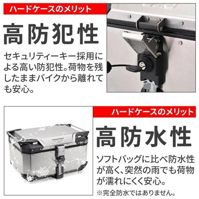 GIVI ジビ TREKKER OUTBACK  EVO(トレッカーアウトバック エボ)［OBKE58］リアボックス モノキー 58L カラー：シルバー【OBKE58A】 車体用バッグ・ケースの画像