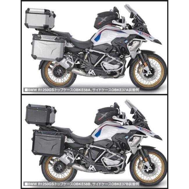 GIVI ジビ TREKKER OUTBACK  EVO(トレッカーアウトバック エボ)［OBKE58］リアボックス モノキー 58L カラー：シルバー【OBKE58A】 車体用バッグ・ケースの画像