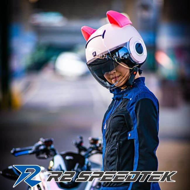 R2 SpeedTek アールツースピードテック ヘルメット猫耳キット 汎用
