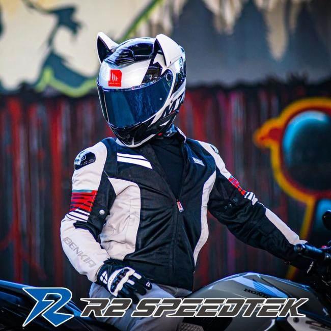 R2 SpeedTek アールツースピードテック ヘルメット猫耳キット 汎用