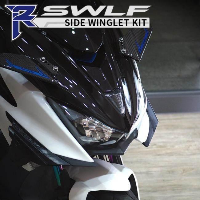 R2 SpeedTek アールツースピードテック SWLF サイドウイングレットキット X-FORCE カラー：ブルー FORCE ...