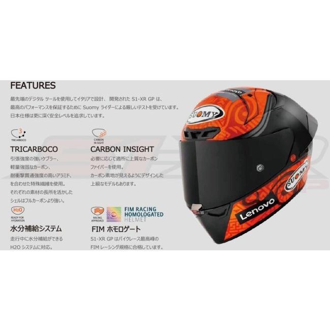 SUOMY スオーミー S1-XR GP KING BAYLISS キングベイリス ヘルメット サイズ：M(57-58) フルフェイスヘルメット | ブランド登録なし | 05