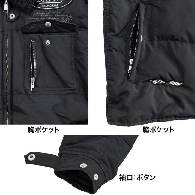 BATES ベイツ 中綿入りナイロンジャケット サイズ：L ウインタージャケット ジャケット アパレル