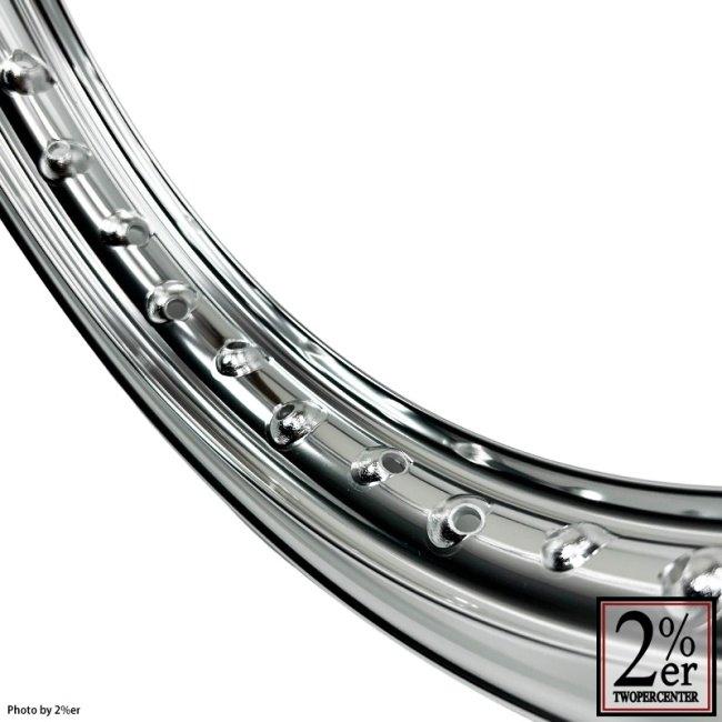 2%er ツーパーセンター EXCEL H型アルミリム フロントディスク用 サイズ：2.15-18 ワンサイズワイド SR400 SR500 YAMAHA ヤマハ リム ホイール関連 足回り | 2%er | 01