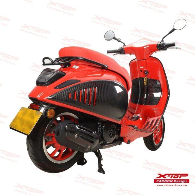 X-TOP エックストップ マフラーヒートガード Primavera150 Sprint150
