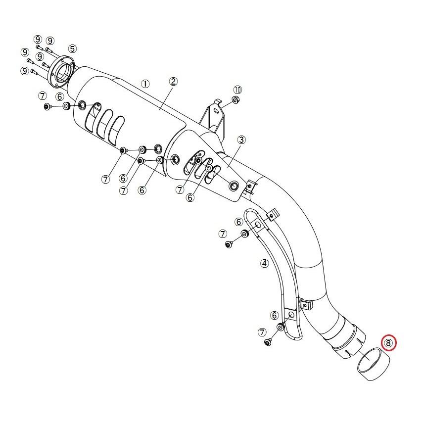 スペシャルパーツ武川 SP武川 SPタケガワ 【補修部品】マフラー