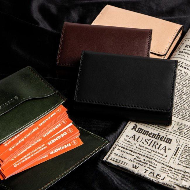 DEGNER（デグナー） レザー名刺ケース カラー：ブラック その他グッズ 