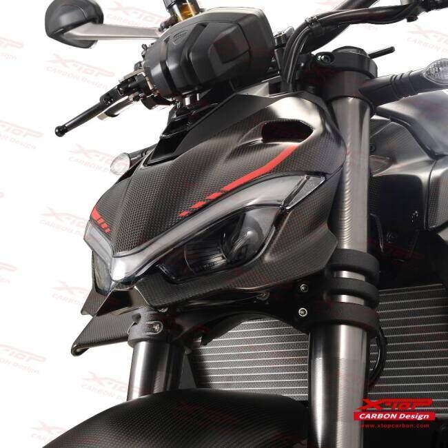 X-TOP エックストップ ヘッドライトカバー STREETFIGHTER V2 V4 S SP SP2 DUCATI ドゥカティ アッパーカウル・フロントカウル カウル関連 外装_4