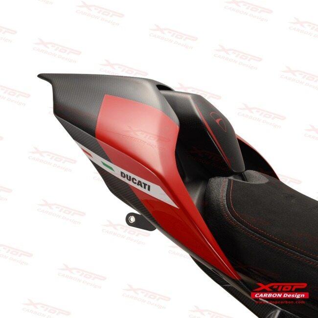 X-TOP エックストップ シングルシートセンターカバー PANIGALE V2 V4 25° ANNIVERSARIO 916 R S SP SP2 30° STREETFIGHTER DUCATI ドゥカティ シート関連