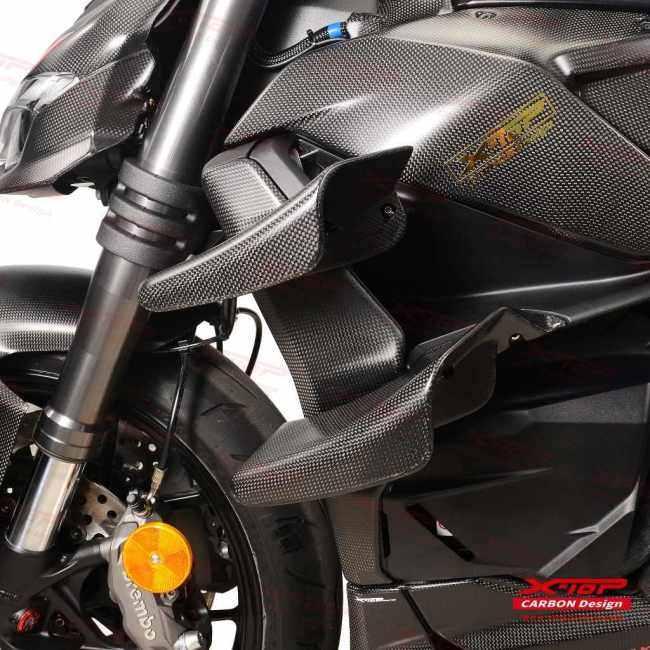 X-TOP エックストップ ラジエーターサイドカバー STREETFIGHTER V2 DUCATI ドゥカティ サイドカウル・サイドカバー カウル関連 外装の画像