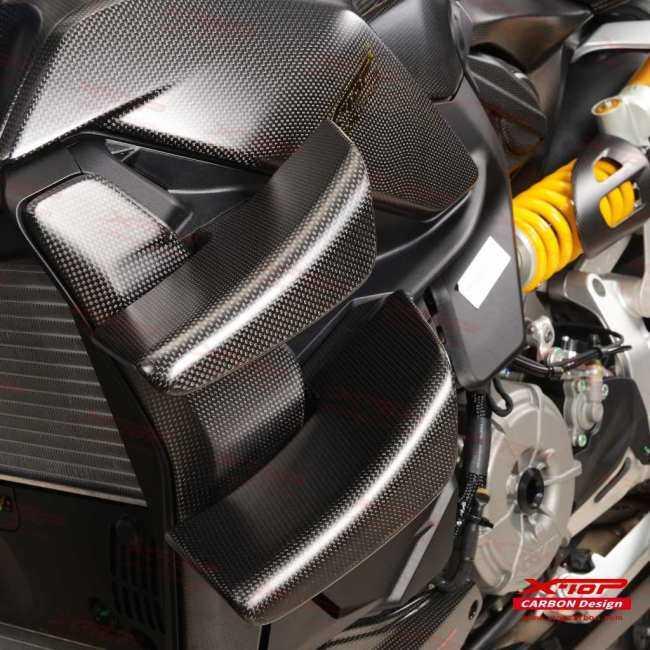 X-TOP エックストップ ラジエーターサイドカバー STREETFIGHTER V2 DUCATI ドゥカティ サイドカウル・サイドカバー カウル関連 外装の画像