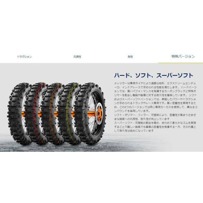 METZELER メッツラー 6DAYS EXTREME スタンダード 【120/90-18 M/C 65R M+S】 シックスデイズエクストリーム タイヤ オフロードタイヤ・エンデューロ/ラリー | METZELER | 11