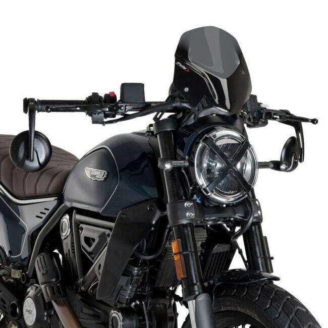 Puig プーチ ニュージェネレーションNKスクリーンSPORT (Windshield New Generation Sport) カラー：ダークスモーク Scrambler Full Throttle Icon Night Shift | Puig | 05