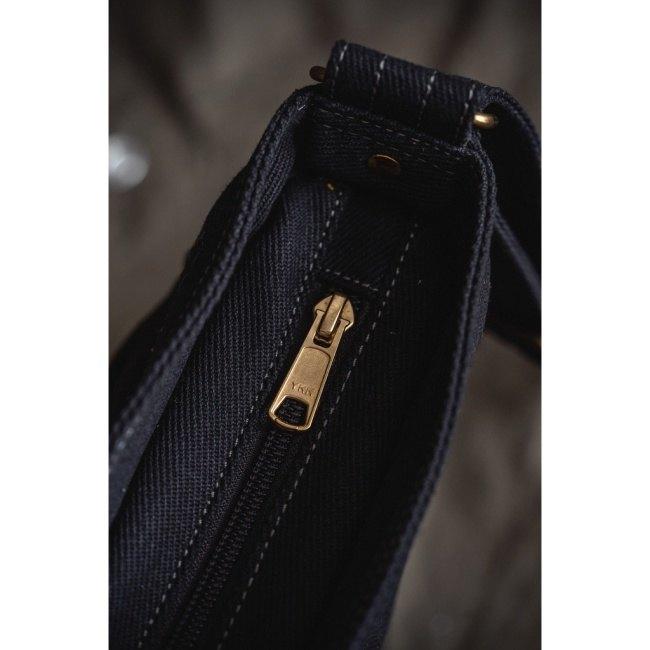 Metalize Productions メタライズプロダクションズ Olden Times Vintage Canvas Newsboy バッグ(M)／真鍮製 ハードウェア ショルダーバッグ バッグの画像