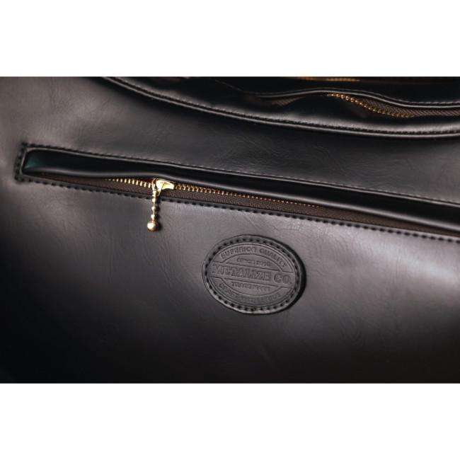 Metalize Productions メタライズプロダクションズ PU Rhombus Grid Half-Moon バッグ Black ショルダーバッグの画像