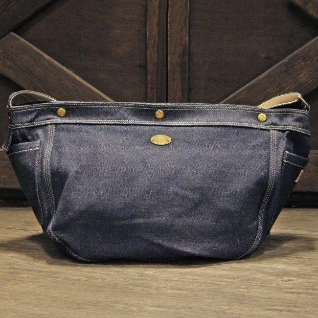 Metalize Productions メタライズプロダクションズ Olden Times Vintage Canvas Newsboy 生デニムバッグ ショルダーバッグ バッグの画像