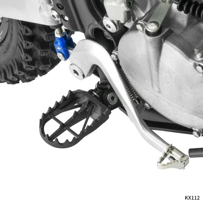 50‘s USA製　ラビットフット ZETA RACING ジータ レーシング ワイドフットペグ 50mm KX65 KX80/II