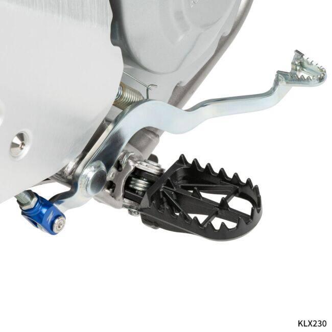 ZETA RACING ジータ レーシング ワイドフットペグ クロモリ KLX230