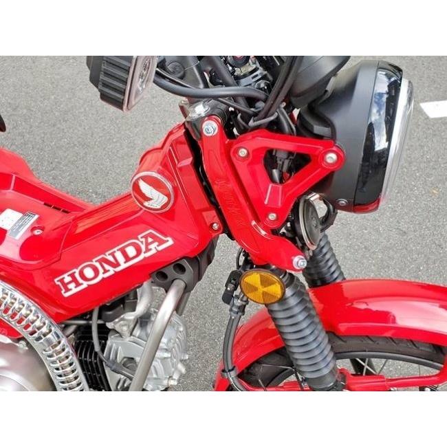 OUTEX アウテックス ステムスタビライザー(アルミ素材) カラー：焼付塗装／ターメリックイエロー CT125ハンターカブ HONDA ホンダ ステムスタビライザー 足回り | OUTEX | 06