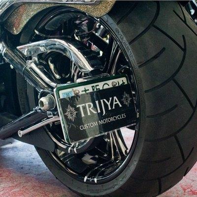 TRIJYA トライジャ SRBナンバーサイドマウントステー ナンバー灯LED：有り HARLEY-DAVIDSON ハーレーダビッドソン サイドナンバーキット 外装_1