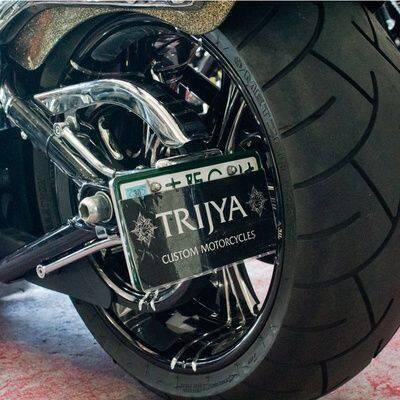 トライジャ製サイドナンバーキット TRIJYA トライジャ SRBナンバーサイドマウントステー ナンバー灯LED