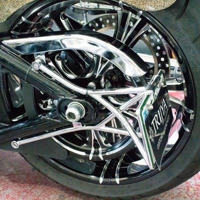TRIJYA トライジャ SRBナンバーサイドマウントステー ナンバー灯LED：有り HARLEY-DAVIDSON ハーレーダビッドソン サイドナンバーキット 外装_2