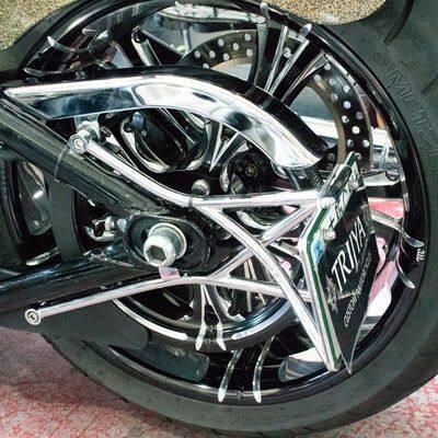 TRIJYA トライジャ SRBナンバーサイドマウントステー ナンバー灯LED