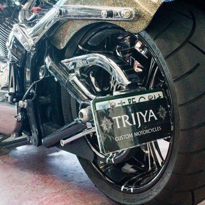 TRIJYA トライジャ SRBナンバーサイドマウントステー ナンバー灯LED