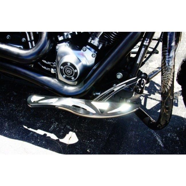 TRIJYA トライジャ フットボード Knight フットボードカラー：ポリッシュ FLソフテイルモデル HARLEY-DAVIDSON ハーレーダビッドソン ステップ 足回り_1