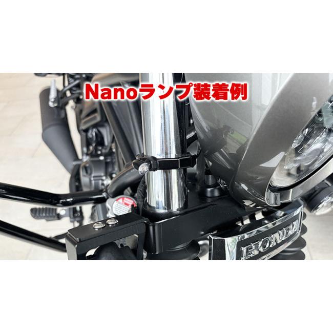 KIJIMA キジマ Φ39Φ41フロントフォーク用NANOLEDウィンカークランプステー BKアルミビレット M6用 ウインカーステー・マウント 灯火類 電装系 | KIJIMA | 01
