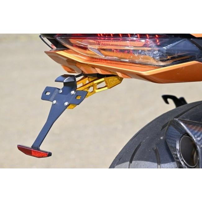 STRIKER ストライカー アルミビレットフェンダーレスキット カラー：ゴールド Hayabusa SUZUKI スズキ フェンダーレスキット フェンダー関連 外装_1