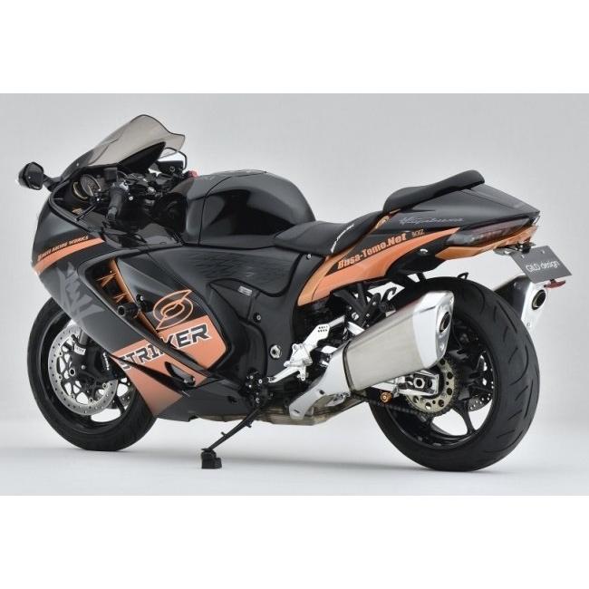 STRIKER ストライカー アルミビレットフェンダーレスキット カラー：ゴールド Hayabusa SUZUKI スズキ フェンダーレスキット フェンダー関連 外装_2