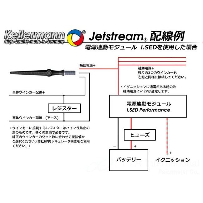 Kellermann ケラーマン JetStream CL クルージングライト機能付 シーケンシャルLEDウインカー ウインカー 灯火類 電装系の画像