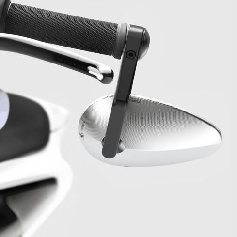 rizoma（リゾマ） バーエンドミラー REVERSE RADIAL カラー