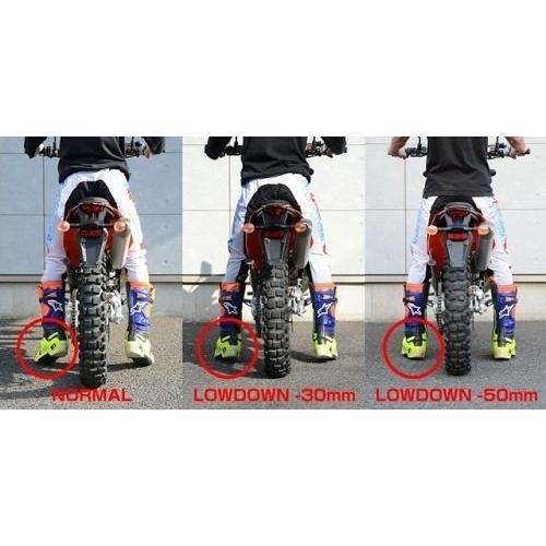 TGR TECHNIX GEAR TGRテクニクスギア ロワリングキット タイプ：50mmダウン KTM HUSQVARNA ハスクバーナ GASGAS ガスガス ローダウンキット サスペンションの画像