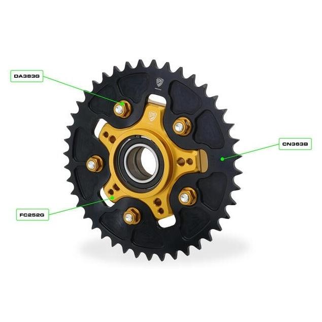 CNC RACING シーエヌシーレーシング DUCATI リアスプロケット T43 520