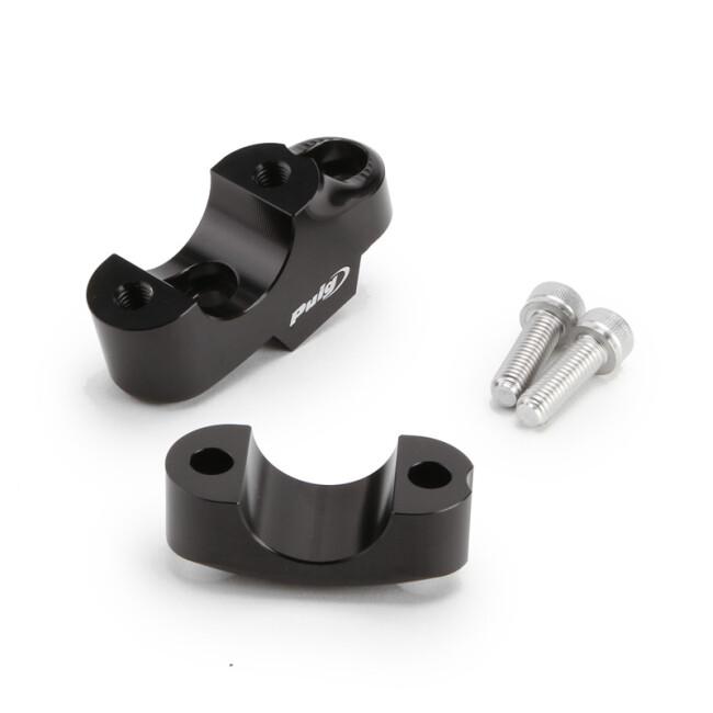 Puig プーチ プルバックライザー (PULLBACK RISERS) カラー：ブラック ハンドルポスト・ハンドルライザー ハンドル周辺パーツ ハンドル