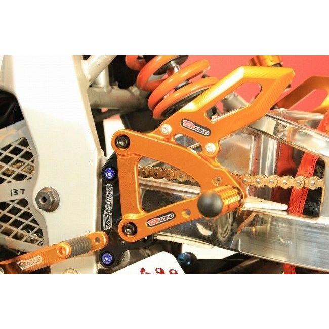 T2 Racing T2レーシング ステップキット カラー：ゴールド NSRmini NSR50 NSR80 NSF100 HONDA ホンダ バックステップ ステップ 足回り