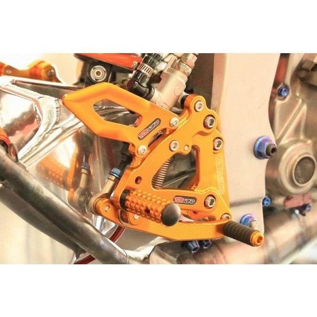 T2 Racing T2レーシング ステップキット カラー：ゴールド NSRmini NSR50 NSR80 NSF100 HONDA ホンダ バックステップ ステップ 足回り