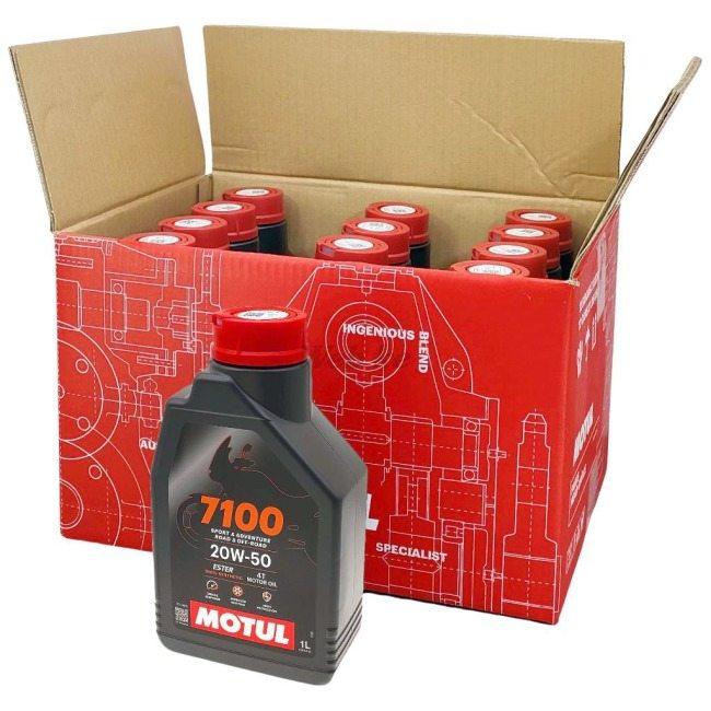 MOTUL（モチュール） 【ケース】7100 4T 【20W-50】【1L×12本】【4