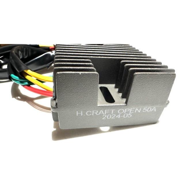 H.Craft Hクラフト GSX-R600／750／1000 SCRオープン式レギュレーター／レクチ 50A 長さ：ハーネス55cm SUZUKI スズキ レギュレーター・レクチファイヤ 電装系 | H.CRAFT | 01