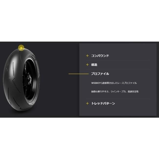 ピレリ スーパーコルサ V4 sc1 120/70 リア レース使用 ほぼ新品 motofoottire_dsc-v4-sp-4