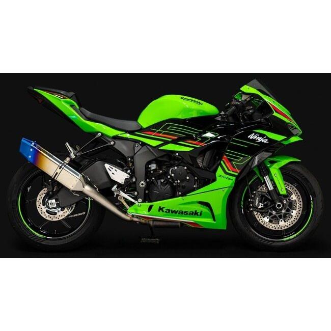 ZX6R ZX636G 19-23 トリックスター イカズチ ブラック マフラー TRICK STAR（トリックスター） スポーツコンバートマフラーIKAZUCHI