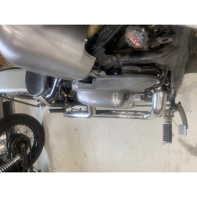 部品屋K&W ステンレス製ベントマフラー スティード400 スティード600